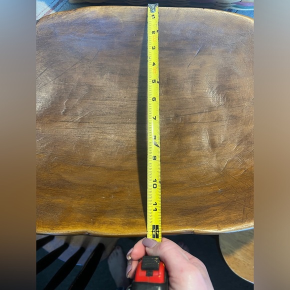 24HR‼️1800s Antique Americana Primitive Heavy Hand Carved Dough Bowl - Picture 12 of 12